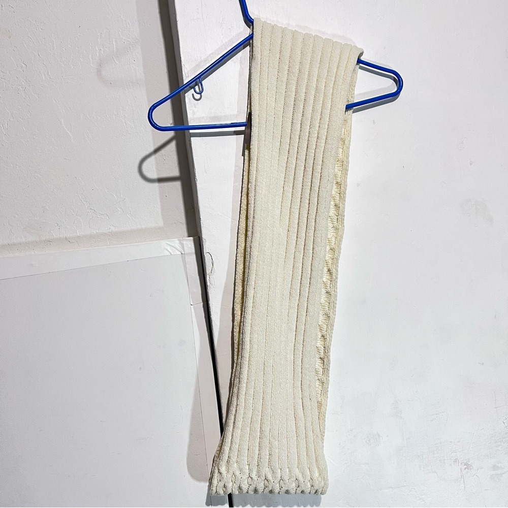 J.jill scarf ivory fluffy knit: :Box 0W3: - Picture 6 of 9